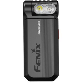 Fenix SW05R-RED Weiße und Rote LED Taschenlampe Schwarz