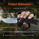 Ruike Messer P856-B schwarz