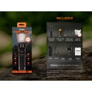 Fenix LD36R LED Taschenlampe mit weiß, rot, orange, pink,blau, lila und grünem Licht