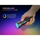 Fenix LD36R LED Taschenlampe mit weiß, rot, orange, pink,blau, lila und grünem Licht
