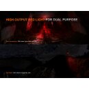 Fenix LR35R Pro LED Taschenlampe mit weiß, rot und UV-Licht