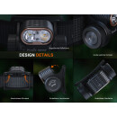 Fenix HM55R LED Stirnlampe  nebula - deutsche Version