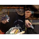 Fenix E06R Schlüsselbundleuchte Weißes+UV+Laser Licht Grün  Vorführware mit beschädigter Verpackung