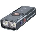 Fenix E06R Schlüsselbundleuchte Weißes+UV+Laser Licht Grau Vorführware mit beschädigter Verpackung