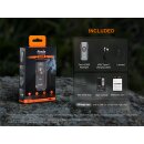 Fenix E06R Schlüsselbundleuchte Weißes+UV+Laser Licht Grau Vorführware mit beschädigter Verpackung