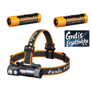 Fenix HM71R LED Stirnlampe mit 2 Fenix ARB-L21-5000 V2.0 Akkus
