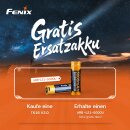 Fenix TK16 V2.0 LED Taschenlampe + 1 Fenix ARB-L21-5000U...