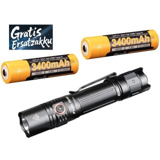 Fenix PD35 V3.0 LED Taschenlampe + 2x ARB-L18-3400U V3.0 LiIon Akku