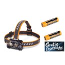 Fenix HM65R Stirnlampe mit 2x ARB-L18-3400 Li-ion Akkus