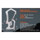 Fenix Mehrzweck Edelstahl Karabiner 6 in 1