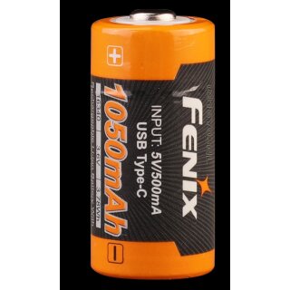 Fenix ARB-L16-1050UP geschützter LiIon Akku 16340 RC123A