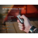 Fenix E06R Schlüsselbundleuchte Weißes+UV+Laser Licht Grau Neuware mit Fehlgravur