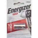 1er Blister Energizer Foto EL123 AP CR17345 Lithium 3V