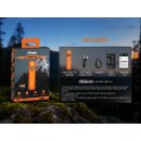 Fenix E06R Pro Taschenlampe Weißes+UV+Laser Licht orange mit Fehlgravur