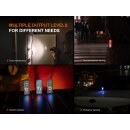 Fenix E06R Schlüsselbundleuchte Weißes+UV+Laser Licht Graffiti Rot Blau