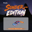 Fenix E06R Schlüsselbundleuchte Weißes+UV+Laser Licht Graffiti Rot Blau
