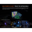 Fenix E06R Schlüsselbundleuchte Weißes+UV+Laser Licht Graffiti Rot Blau