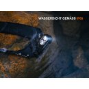 Fenix HM55R LED Stirnlampe  nebula - deutsche Version Verpackung schwarz englische Version