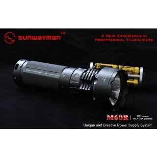 Sunwayman M60R mit Cree XM-L T6 LED