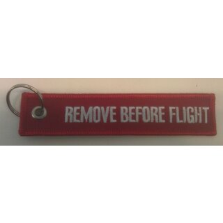 Anhänger Remove before flight