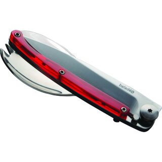 Outdoorbesteckset 52 Gramm, rot