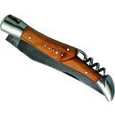 "Laguiole" Messer 12 cm mit Korkenzieher, Damastklinge