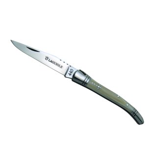 Laguiole Taschenmesser, 11 cm, Griff aus hellem Horn