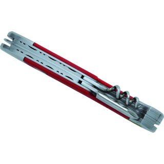 Laguiole Multifunktionsmesser , roter G10 Griff