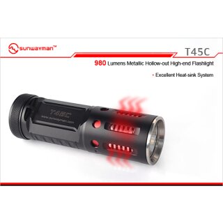 Sunwayman T45C CREE XM-L2 LED Taschenlampe