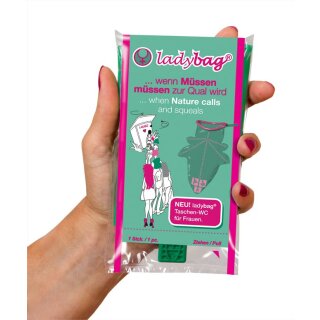 ladybag® Taschen-WC für Frauen