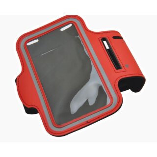 SPORTARMBAND FÜR SMARTPHONE TRAIL, ROT