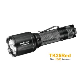Fenix TK25Red rote und weiße LED Taschenlampe
