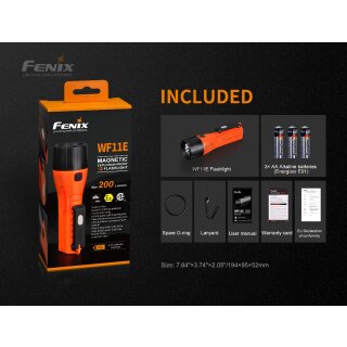 Fenix WF11E EX-Geschützte Taschenlampe