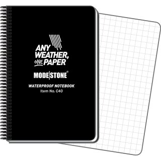 Modestone® A4 Side Spiral Notebook 210x297mm 50 Blatt - Blau