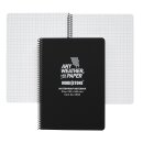 Modestone® A5 Side Spiral Notebook 148x210mm 30 Blatt - Grün