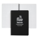 Modestone® A5 Side Spiral Notebook 148x210mm 30 Blatt - Tan
