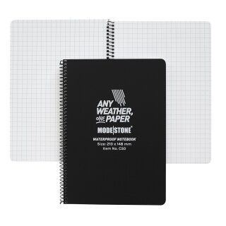 Modestone® A5 Side Spiral Notebook 148x210mm 50 Blatt - Gelb