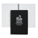 Modestone® A5 Side Spiral Notebook 148x210mm 50 Blatt...