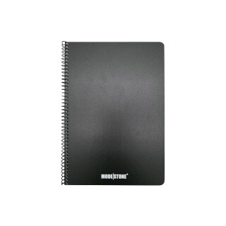 Modestone® A6 Side Spiral Notebook 145x105mm 50 Blatt - Tan
