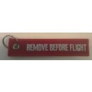 Anhänger Remove before flight - groß