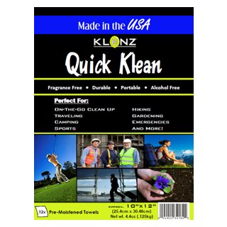 Klenz Quickclean 25 x 30 cm 12er Pack - Klenz Quick Clean
