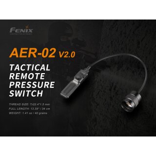 Fenix Kabelschalter AER-02 für PD35, PD35V2.0, PD35V3.0,PD35TAC,TK09,TK15,TK15C,TK22 (2014),UC35