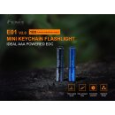 Fenix E01 V2.0 LED Schlüsselbundleuchte blau