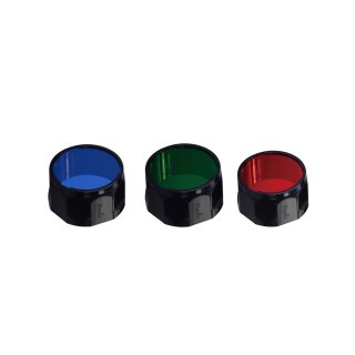 Fenix Rot Grün Blau Filter AOF-L für E40 E50 LD41 TK22 TK25 PD40 RC20 FD41 FD45 TK25( - Blau Grün