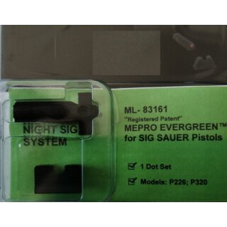 MEPRO ML-83161 Evergreen LED Visierung für Sig Sauer P226 P320