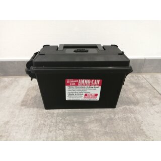 Munitionsboxen mit Scharnier, Kunststoff Ammo Can MTM AC30TP 30 CALIBER schwarz