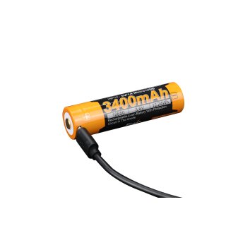 Fenix ARB-L18-3400U 3.400 mAh 18650 LiIon USB Akku geschützt