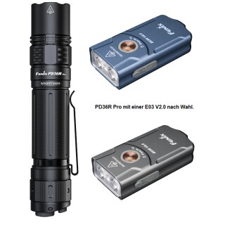 Fenix PD36R Pro Taschenlampe mit E03R V2.0 Sparset