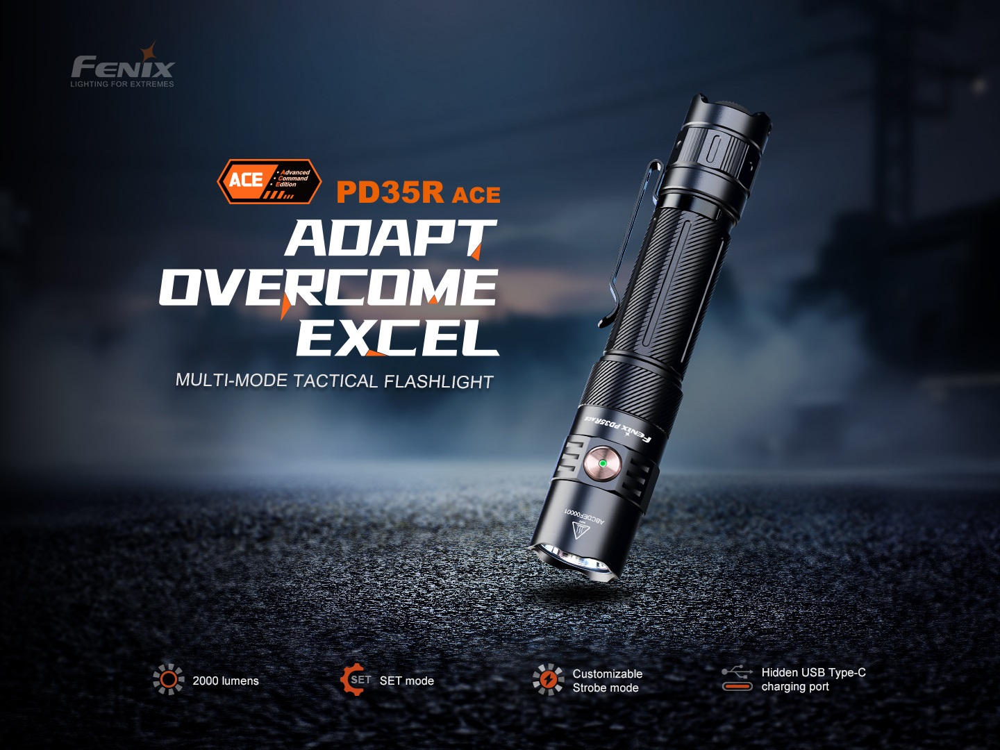 PD35R ACE FlashLight